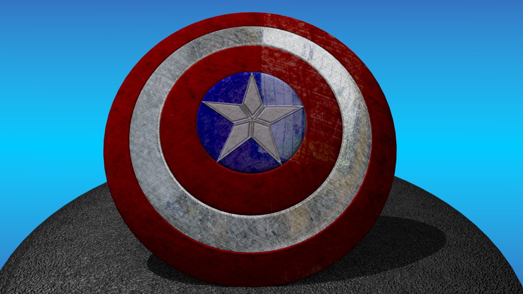 Captain America's shield preview image 2
